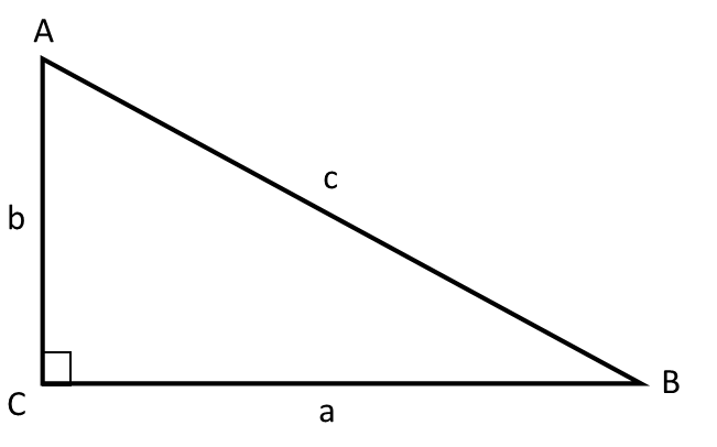 Image of a right-angled triangle